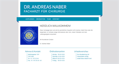 Desktop Screenshot of dr-naber.at